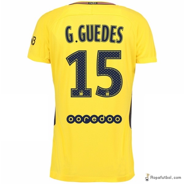 Camiseta Paris Saint Germain Replica Segunda Ropa G Guedes 2017/18